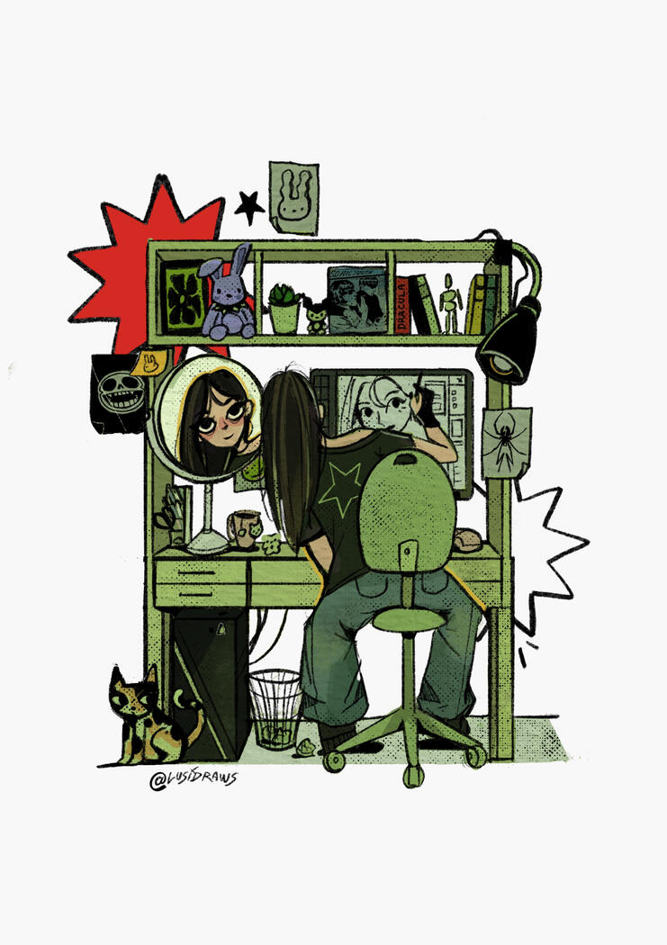 Triple Self-Portrait