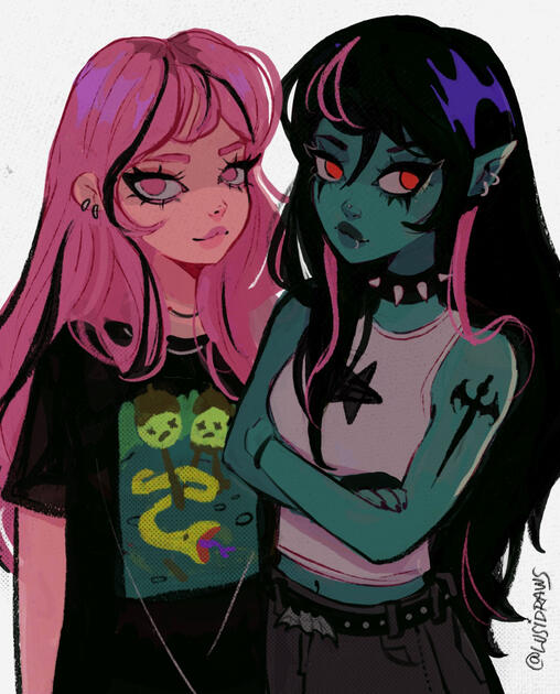 Marceline and PB